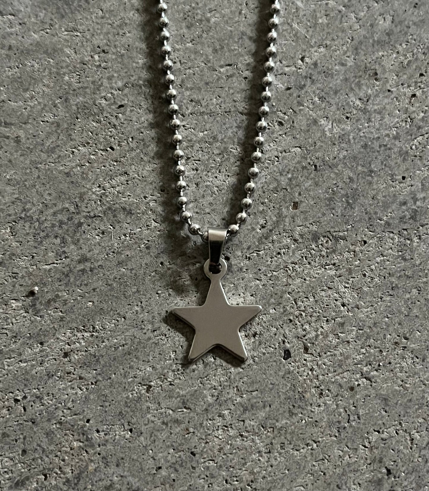 Stainless Steel Star Necklace – Cut-Out & Full Star Charm